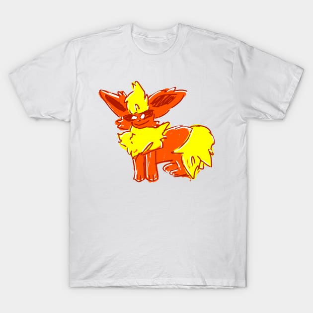 Fire fox T-Shirt by WillowTheCat-